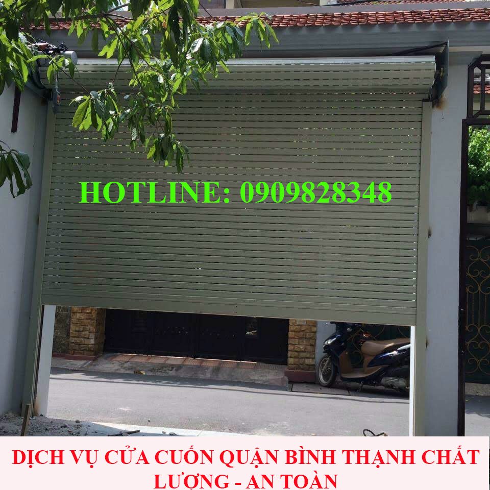 Dịch vụ cửa cuốn quận Bình Thạnh: Đảm bảo an toàn cho mọi công trình 
